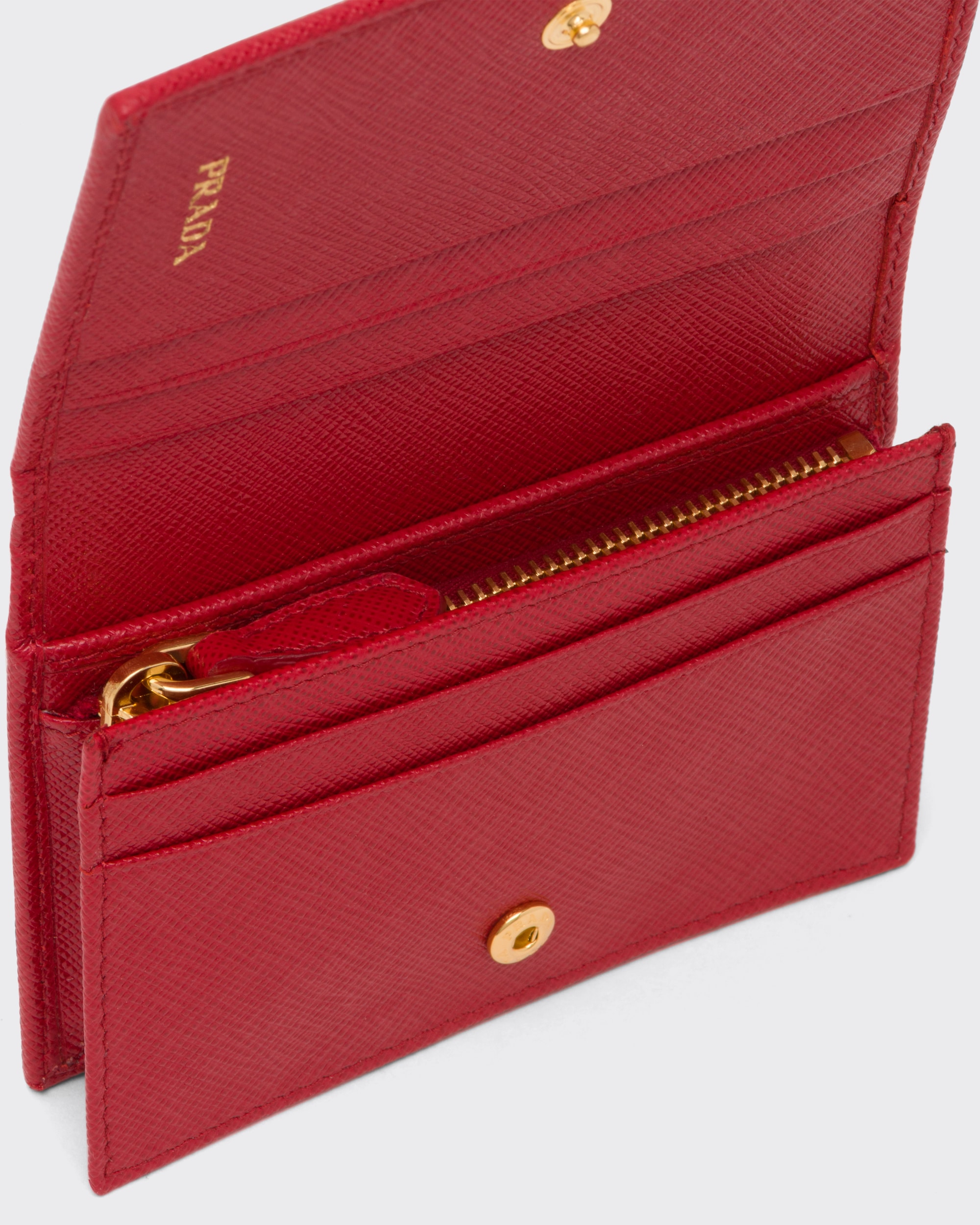 Prada Small Saffiano Leather Wallet - Image 6
